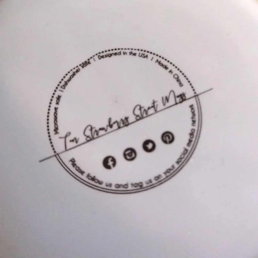 Strong & pretty coffee mug